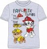 T-shirt Psi Patrol Marshall i Rubble szary
